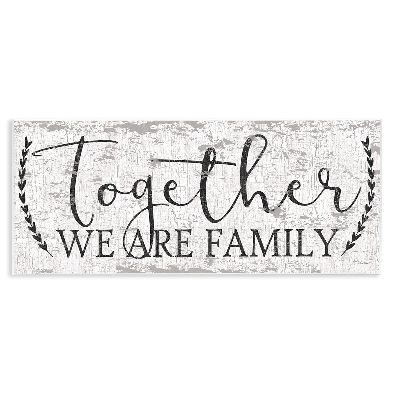 Stupell Industries Country Distressed Family Quote Wall Plaque Art